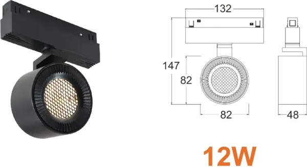Изображение товара Трековый светильник ILedex Technical Vision Smart 4822-010-D82-12W-38DG-WH