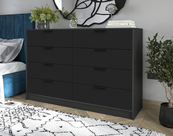 Изображение товара Комод Interline Концепт КТ-К157 Глосс (антрацит/черный)