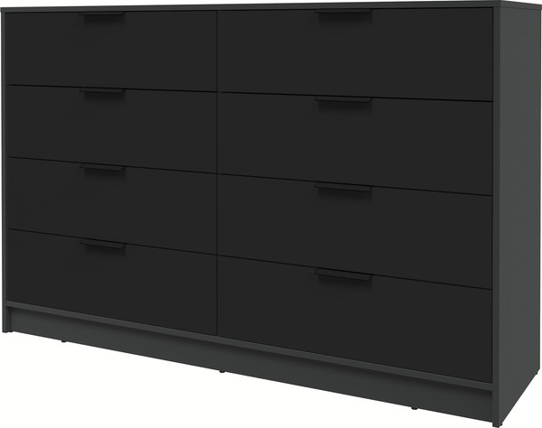 Изображение товара Комод Interline Концепт КТ-К157 Глосс (антрацит/черный)