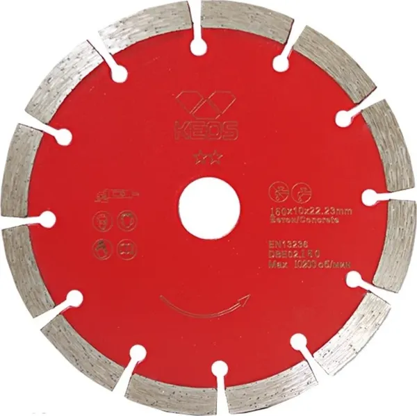 Изображение товара Отрезной диск алмазный KEOS Eco 150мм / DBE02.150