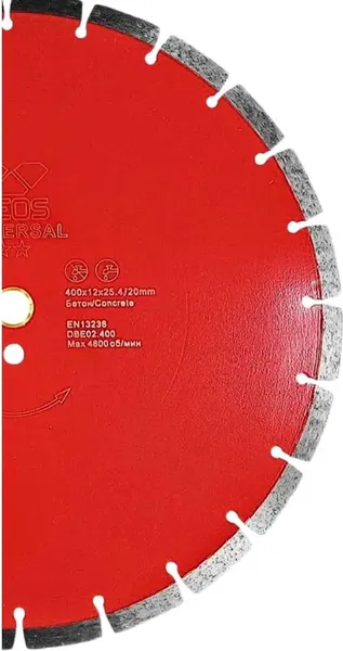 Изображение товара Отрезной диск алмазный KEOS Eco 400мм / DBE02.400