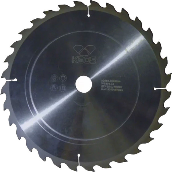 Изображение товара Пильный диск KEOS 305x30 z32 / WB305.32