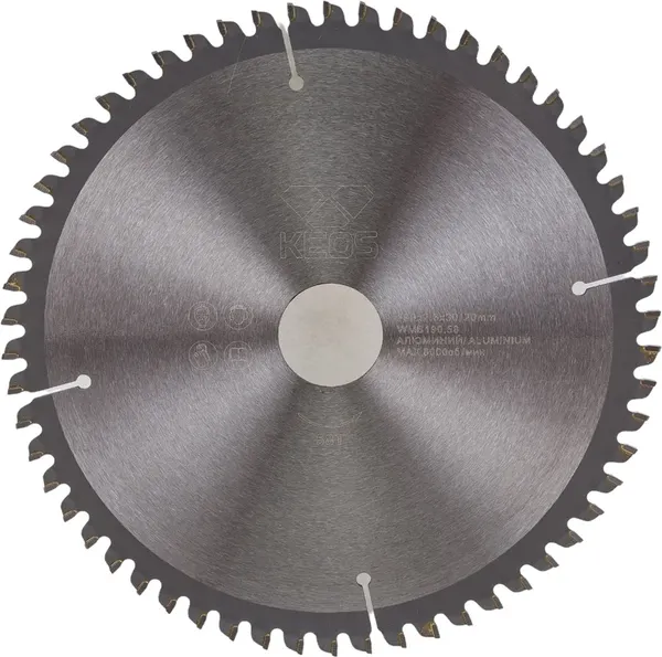 Изображение товара Пильный диск KEOS 190x30/20 z58 / WMB190.58