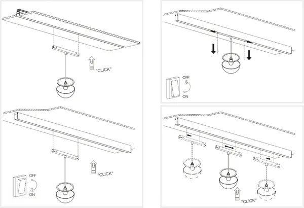 Изображение товара Трековый светильник ILedex Technical Vision Smart 4822-012-D80-6W-38DG-BK
