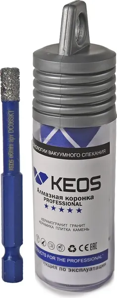Изображение товара Коронка KEOS Pro 6мм / DC06SKT