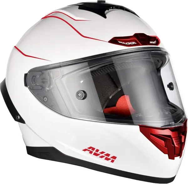 Изображение товара Мотошлем AVM 961 (М, белый)
