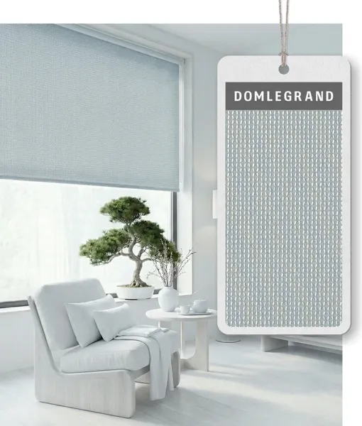 Изображение товара Рулонная штора LEGRAND Мелтон 57x175 / 58156516 (серый/голубой)