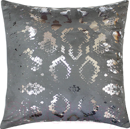 Изображение товара Подушка декоративная MATEX Luxury Змея / 13-952 (серебристый/серый)