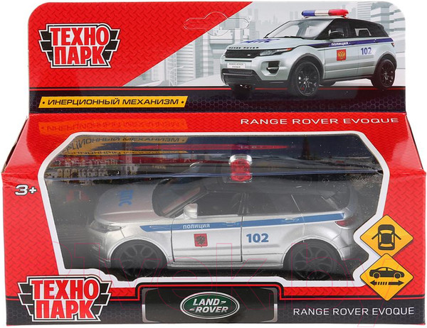 Изображение товара Автомобиль игрушечный Технопарк Range Rover Evoque. Полиция / EVOQUE-P