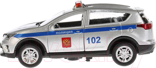 Изображение товара Автомобиль игрушечный Технопарк Toyota RAV4. Полиция / RAV4-P-SL