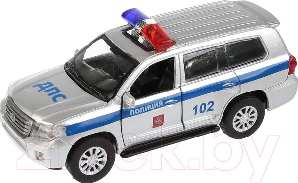 Изображение товара Автомобиль игрушечный Технопарк Toyota Land Cruiser. Полиция / CRUISER-P