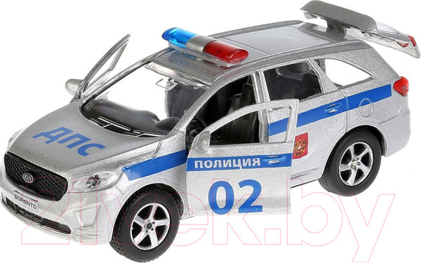 Изображение товара Автомобиль игрушечный Технопарк Kia Sorento Prime. Полиция / SB-17-75-KS-P-WB