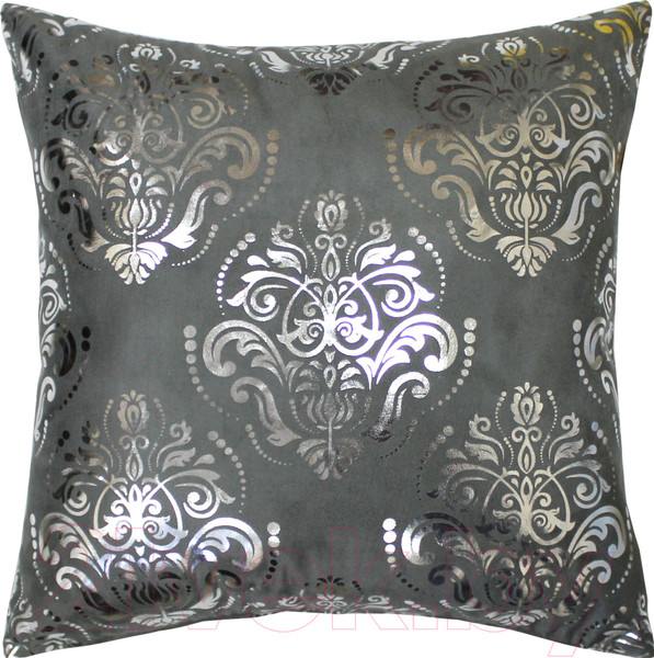 Изображение товара Подушка декоративная MATEX Luxury Обои / 14-034 (серебристый/серый)
