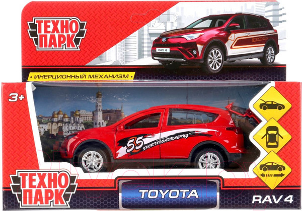 Изображение товара Автомобиль игрушечный Технопарк Toyota RAV4 Спорт / RAV4-S