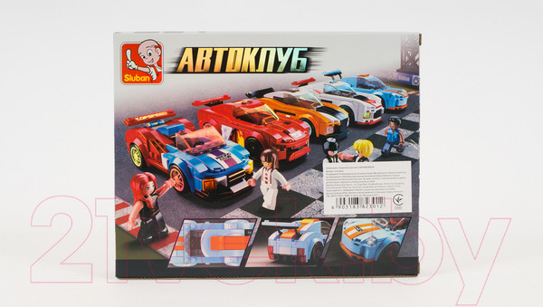 Изображение товара Конструктор Sluban Машина с фигуркой / M38-B0633A