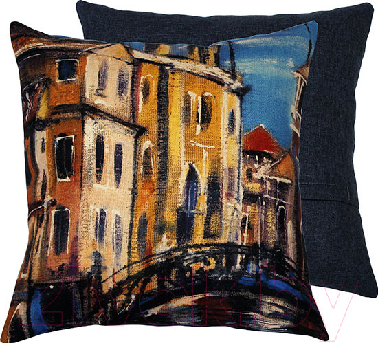 Изображение товара Подушка декоративная MATEX Travel Мост / 08-620 (синий)