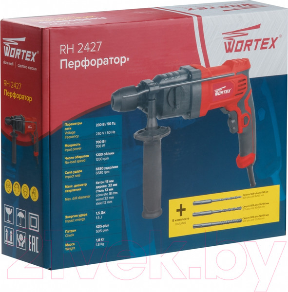 Изображение товара Перфоратор Wortex RH 2427 (RH242700025)