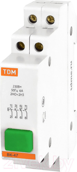 Изображение товара Кнопка на DIN-рейку TDM SQ0214-0006