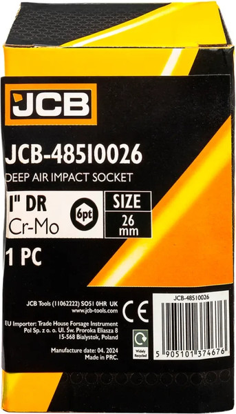 Изображение товара Головка слесарная JCB 48510026 (63077)