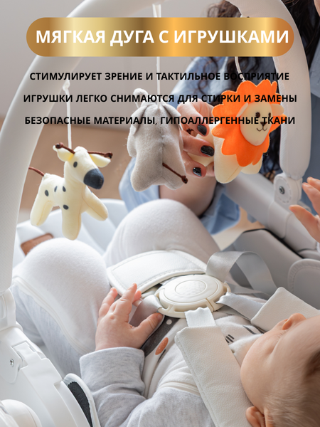 Изображение товара Стульчик для кормления VipBaby Polly 4в1 (Milk)
