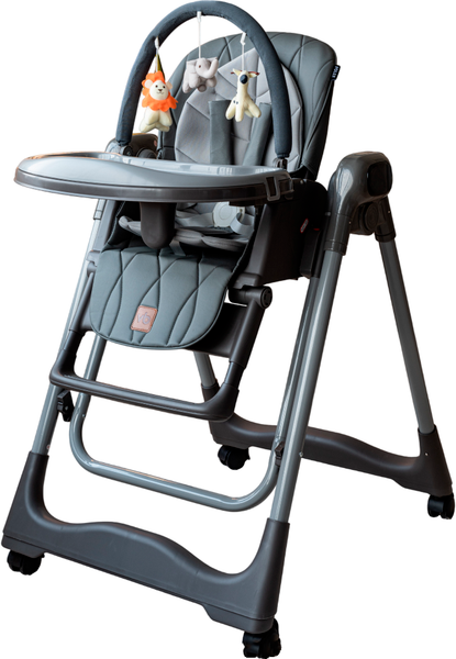 Изображение товара Стульчик для кормления VipBaby Polly 4в1 (Graphite)