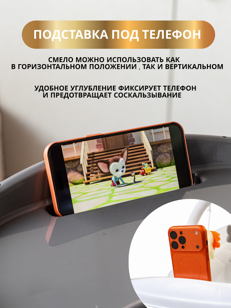 Изображение товара Стульчик для кормления VipBaby Polly 4в1 (Graphite)
