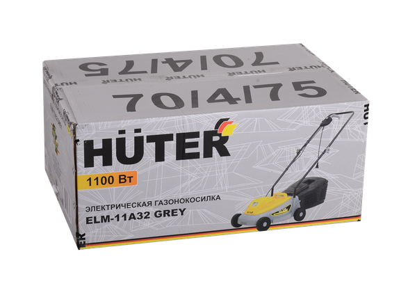 Изображение товара Газонокосилка электрическая Huter Grey ELM-11А32 (70/4/75)