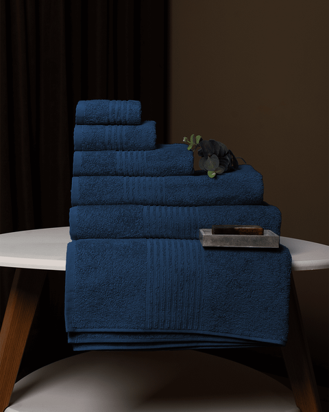 Изображение товара Набор полотенец ЦУМ 1947 П.ОЭ 03088 Махра 35x60/50x90/70x140 370г (серо-синий)