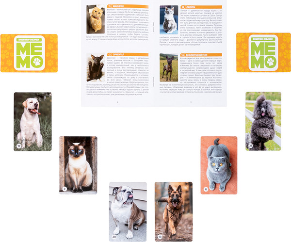 Изображение товара Настольная игра Десятое королевство Мемо Кошечки-собачки / 05996