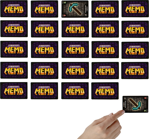 Изображение товара Настольная игра Десятое королевство Мемо Кубикрафт / 05998