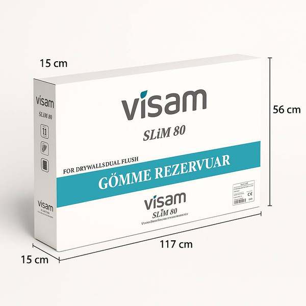Изображение товара Унитаз подвесной с инсталляцией Berges Tornas Rimless + Visam Slim 525 / EX-043410 (с кнопкой, с сиденьем)