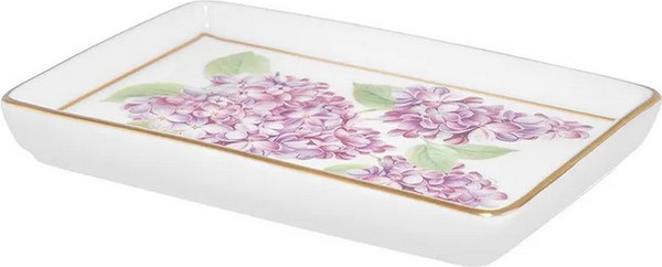 Изображение товара Масленка Elan Gallery Сирень New Bone China / 420830