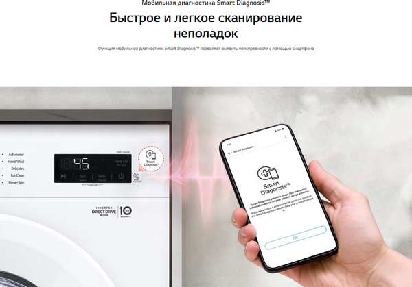 Изображение товара Стиральная машина LG F2Y2VG6W