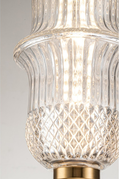 Изображение товара Потолочный светильник Belfast Herbison A1953-B CL GL (золотой/стекло/прозрачный)