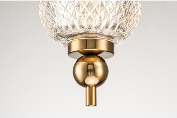 Изображение товара Потолочный светильник Belfast Herbison A1953-B CL GL (золотой/стекло/прозрачный)