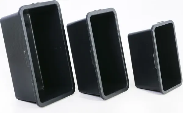 Изображение товара Таз строительный RV Plast Стандарт прямоугольный 0120 (55л, черный)