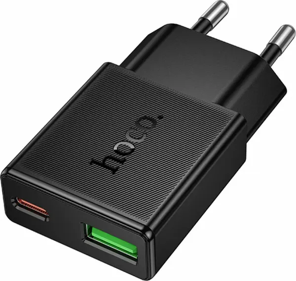 Изображение товара Адаптер питания сетевой Hoco N73 (черный)