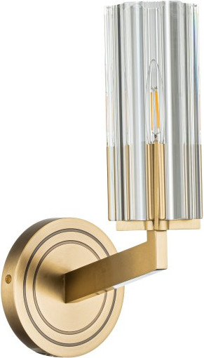 Изображение товара Бра Belfast Malone 6035-1 BR CL (латунь/стекло)