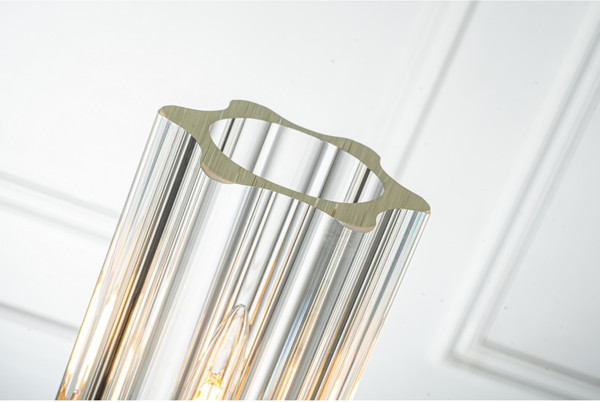 Изображение товара Бра Belfast Malone 6035-1 BR CL (латунь/стекло)