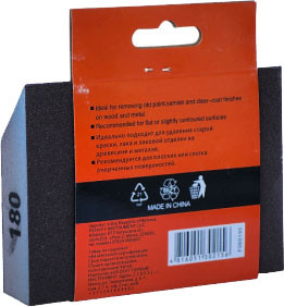 Изображение товара Губка абразивная Firsttool 180 угловая 125x90x25мм / F060195