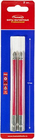 Изображение товара Набор бит TSUNAMI Professional PH2 127мм (2шт)