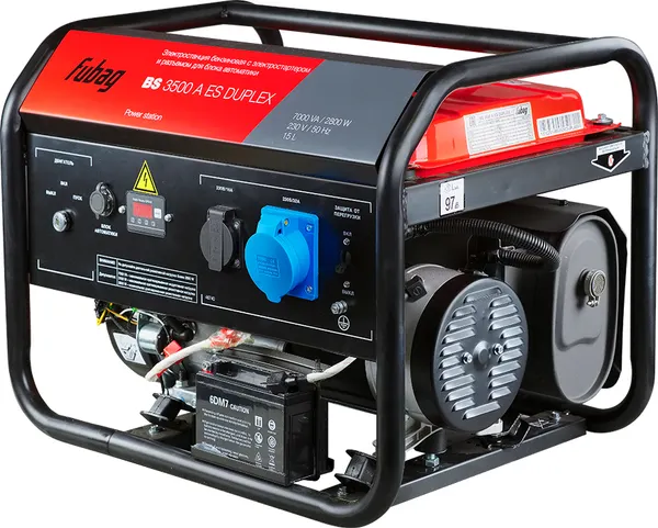 Изображение товара Бензиновый генератор Fubag BS 3500 A ES Duplex / 46740