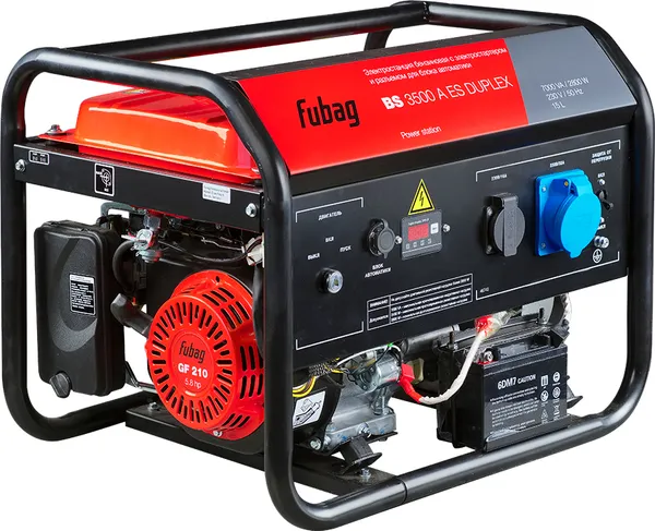 Изображение товара Бензиновый генератор Fubag BS 3500 A ES Duplex / 46740