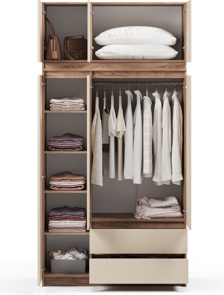 Изображение товара Шкаф Soma ШК-3 120-235 (дуб крафт золотой/кашемир)