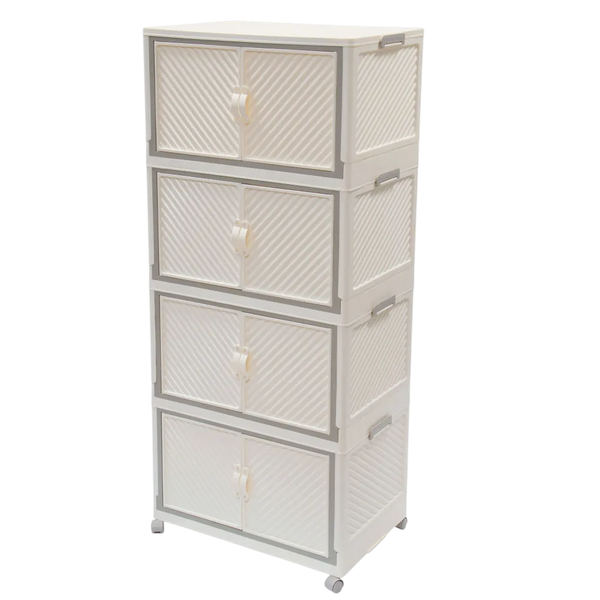 Изображение товара Комод пластиковый Runis 65х42х146см / 16-33 (сливочный)