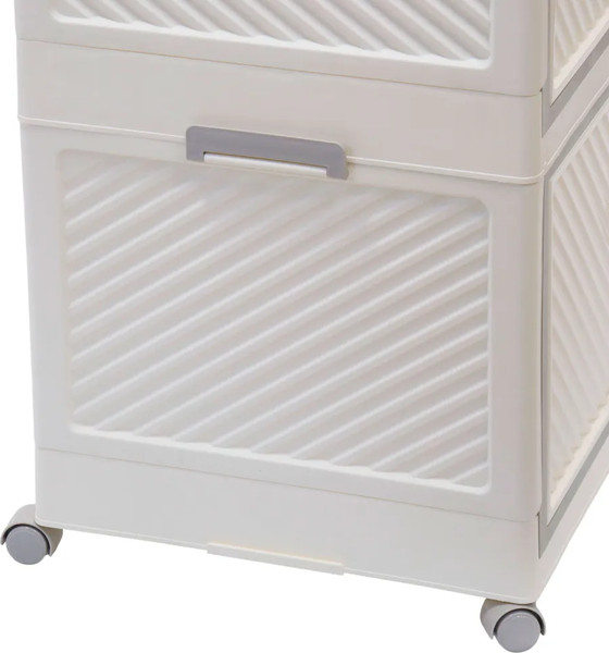 Изображение товара Комод пластиковый Runis 65х42х146см / 16-33 (сливочный)