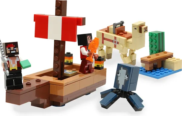 Изображение товара Конструктор Brick Мой Мир. Путешествие пиратского корабля / 10935868