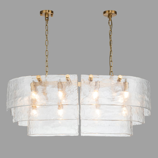 Изображение товара Люстра Belfast Erskine 22352-1000-12 GL CL (золотой/стекло)