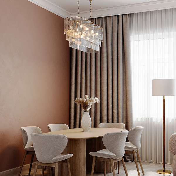 Изображение товара Люстра Belfast Erskine 22352-1000-12 GL CL (золотой/стекло)