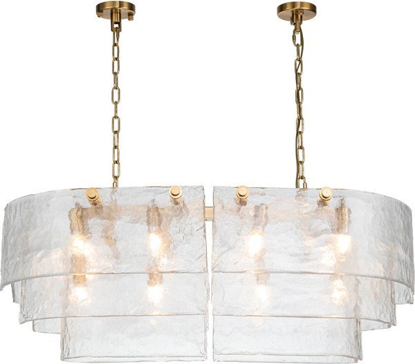 Изображение товара Люстра Belfast Erskine 22352-1000-12 GL CL (золотой/стекло)